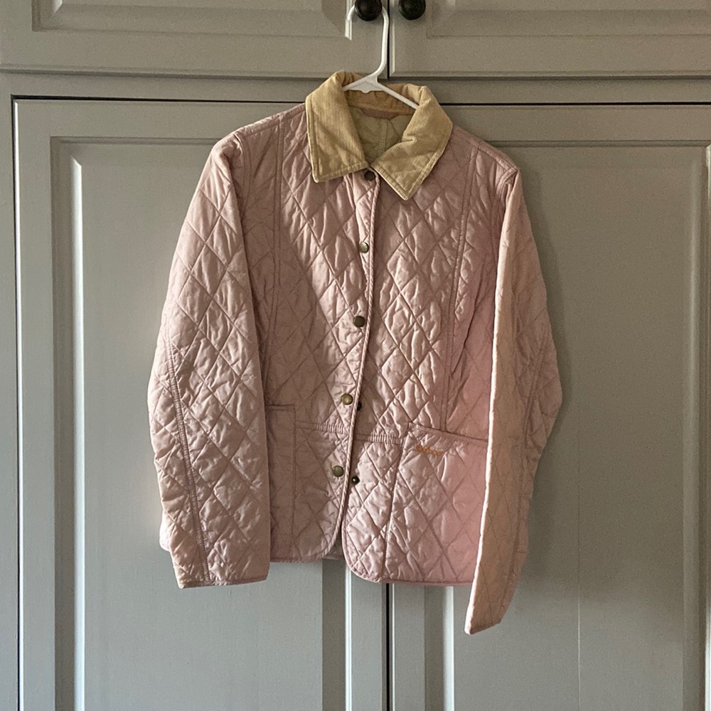 Pink Barbour Jacket